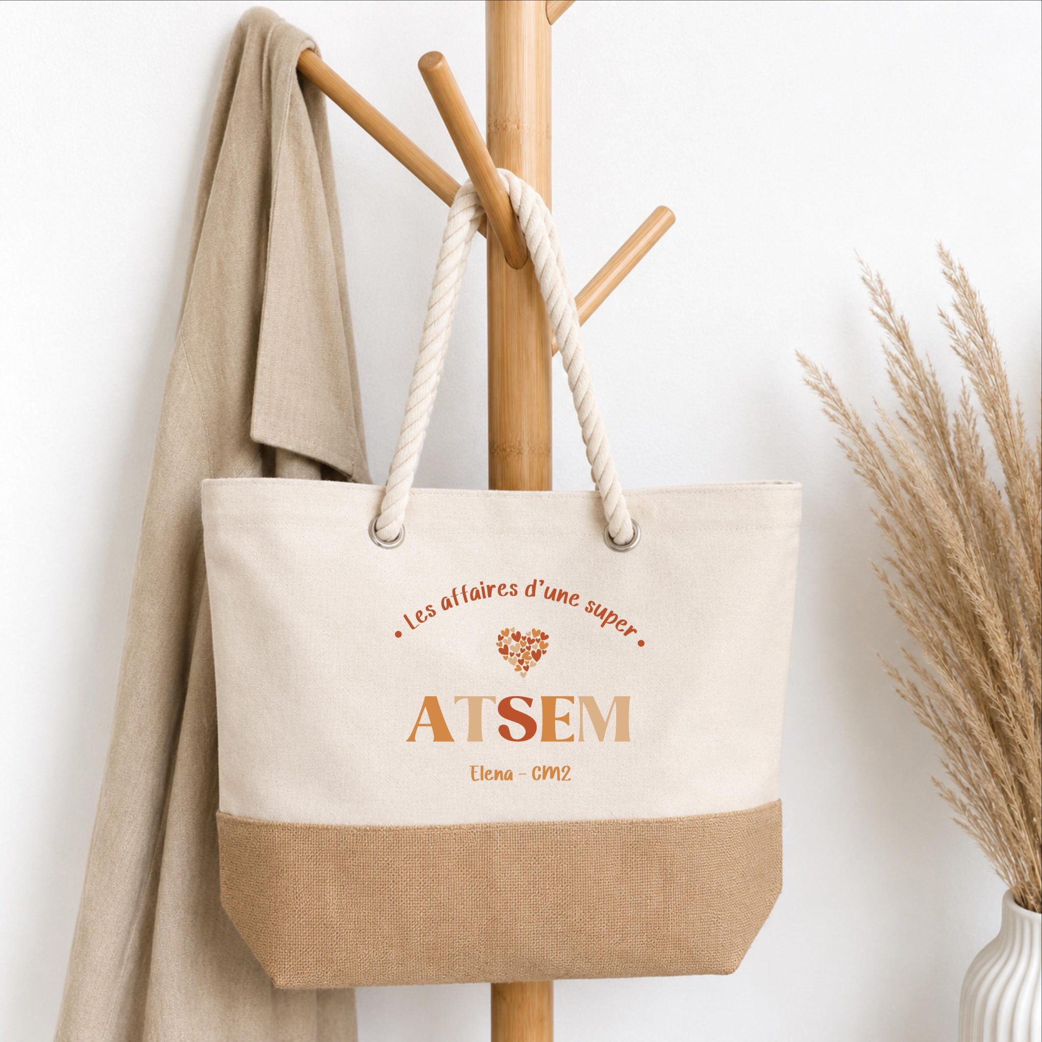 Sac Nounou personnalisé — cadeau fin d'année Nounou