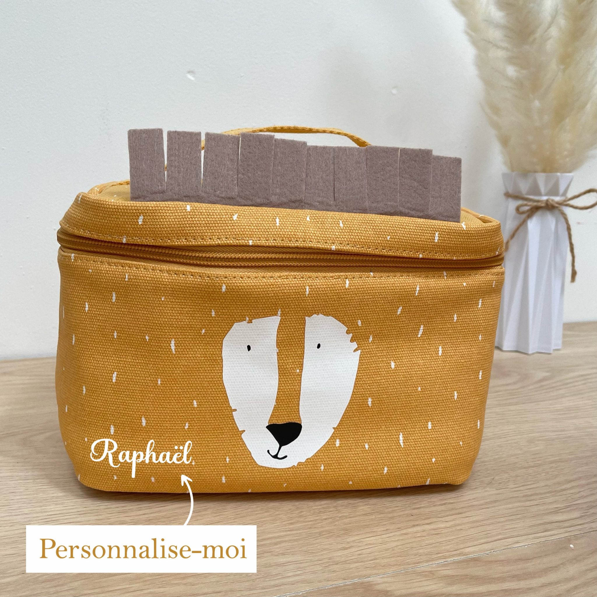 Sac repas prénom enfant personnalisé — lunch bag personnalisé enfant
