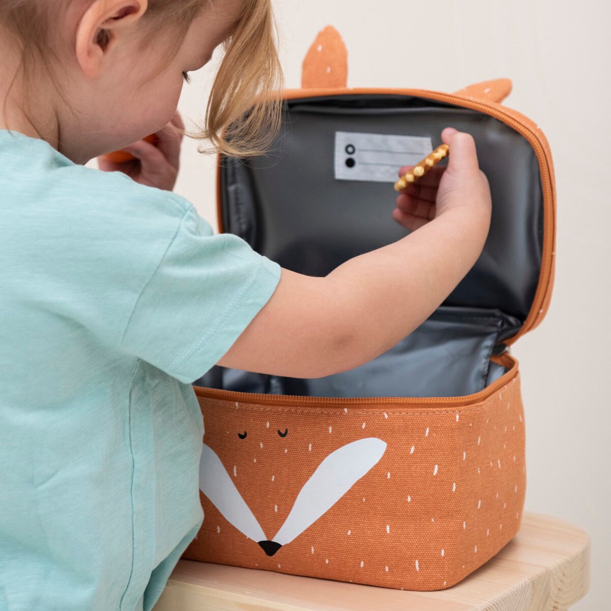 Sac repas prénom enfant personnalisé — sac a gouter personnalisé