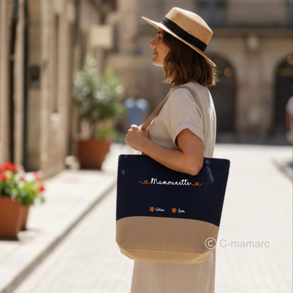 Sac shopping à personnaliser