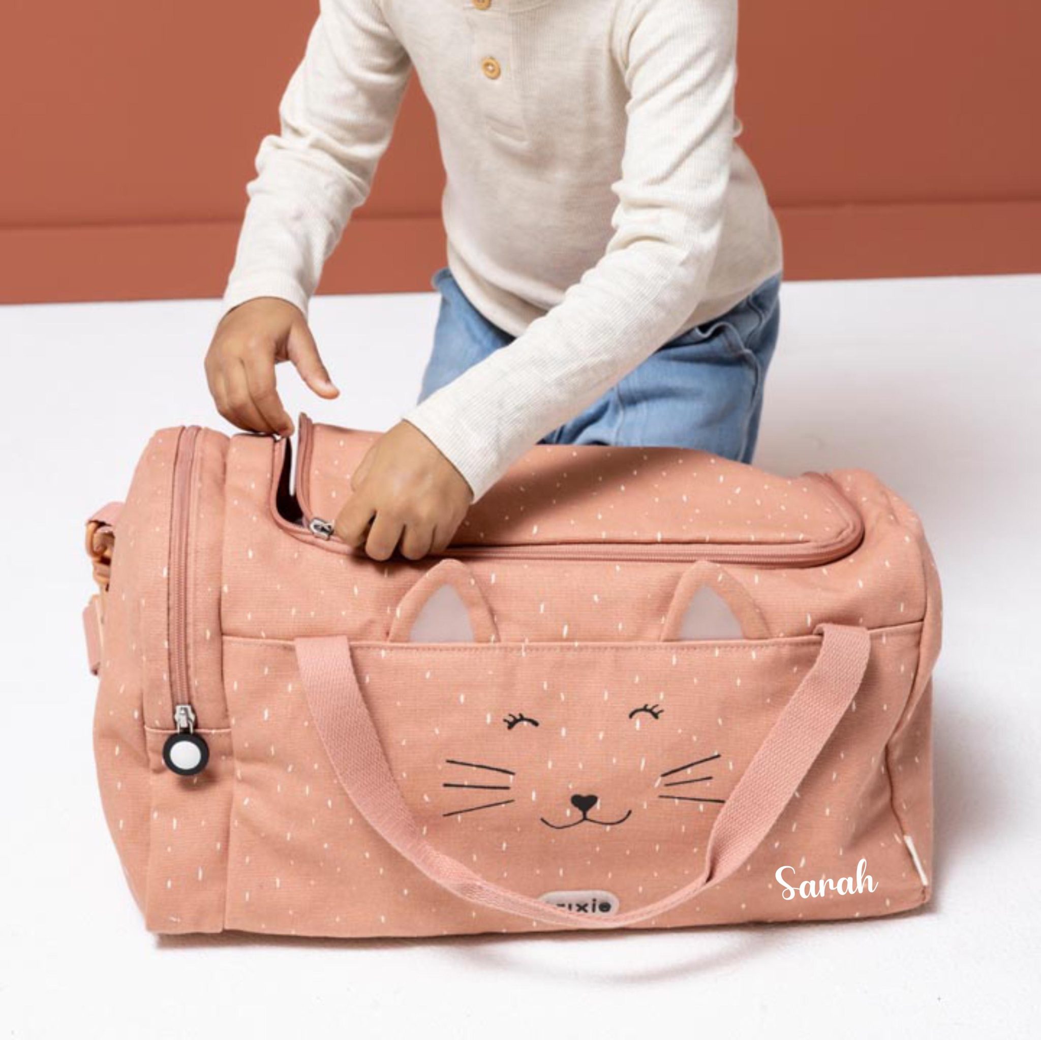 Sac voyage enfant Trixie personnalisé — sac vacances enfant prénom