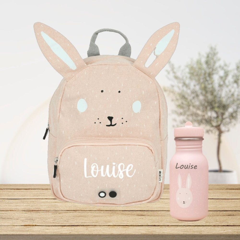 Set enfant sac à dos Lapin et Gourde 350ml