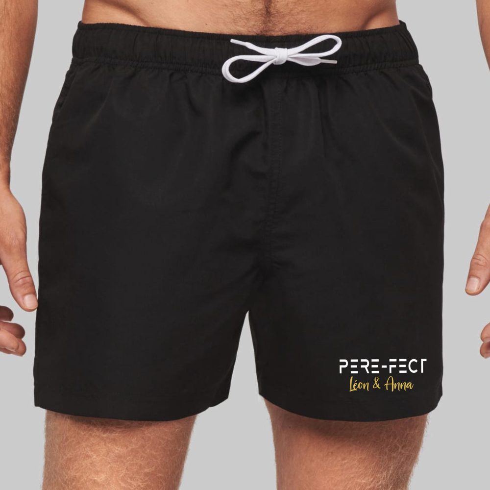 Short de bain personnalisé papa