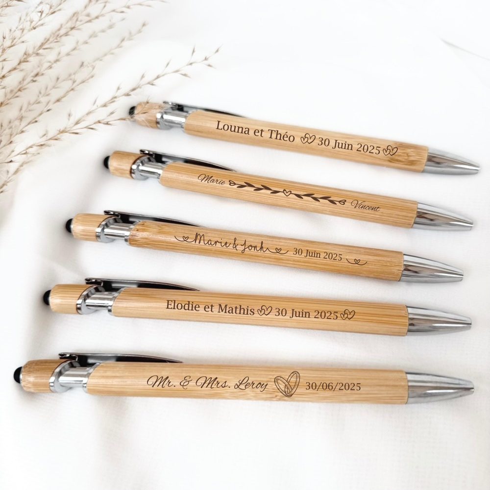 Stylo de mariage — cadeau invité mariage