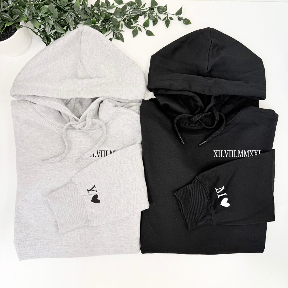 Sweat à capuche duo couple