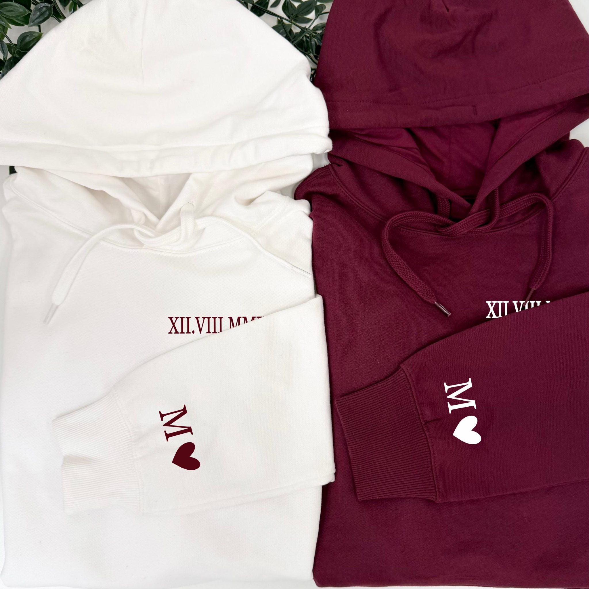Sweat à capuche duo couple — cadeau romantique