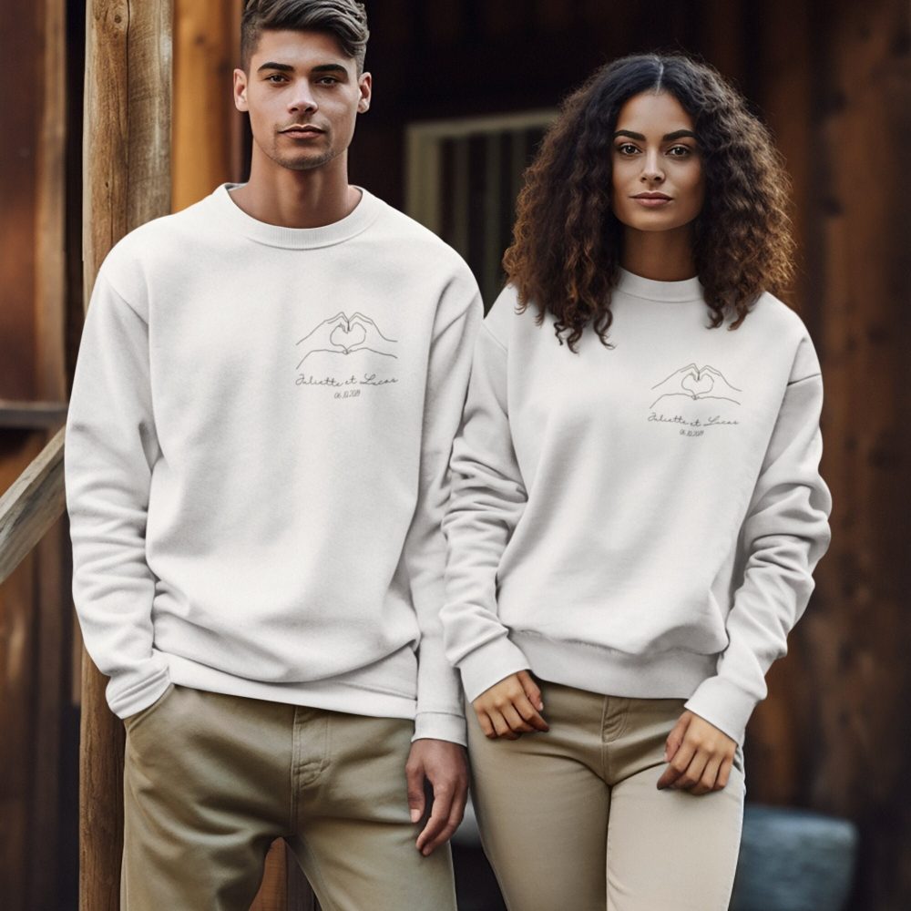 Sweat avec ou sans capuche personnalisé