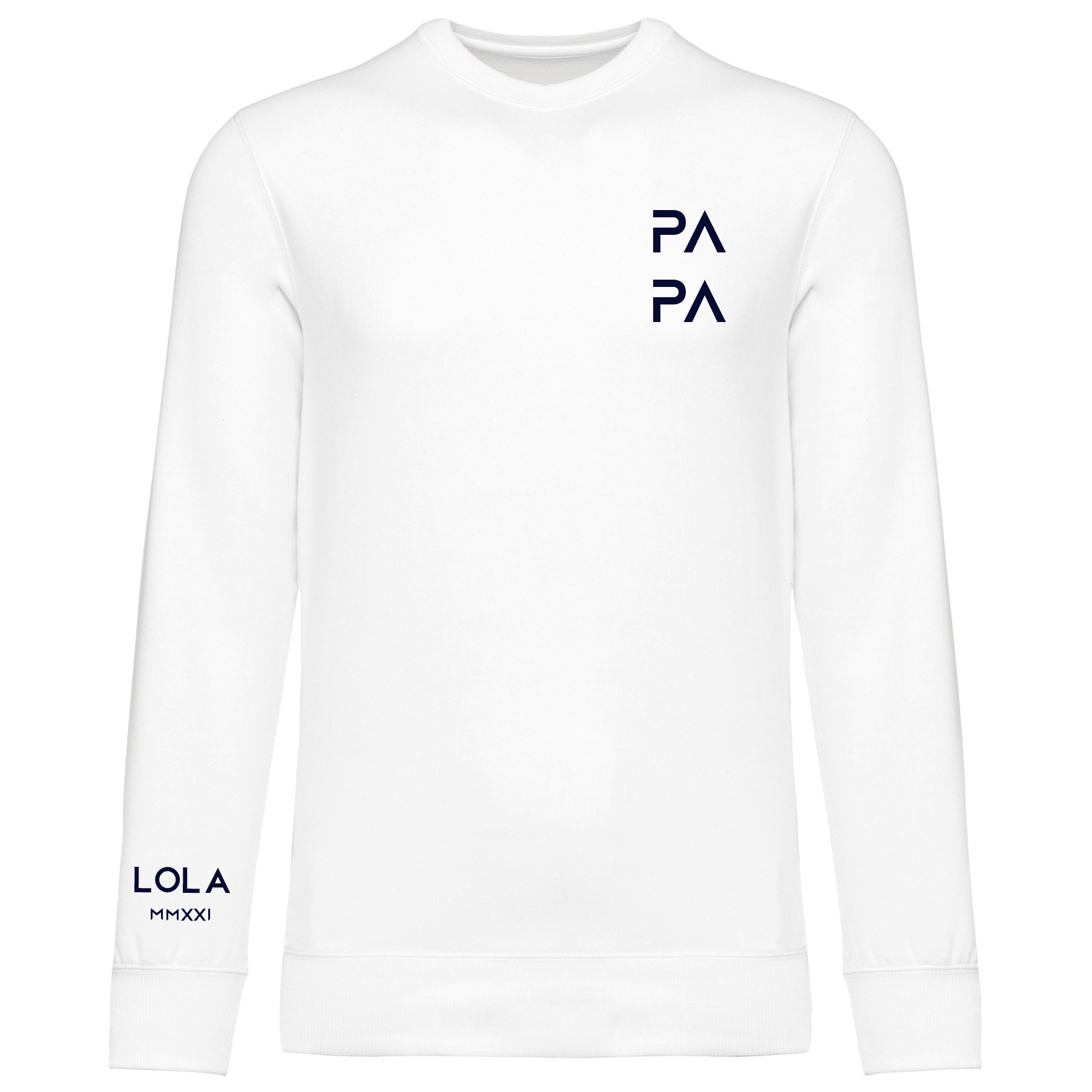 Sweat papa fête des pères personnalisé — pull personnalisé papa