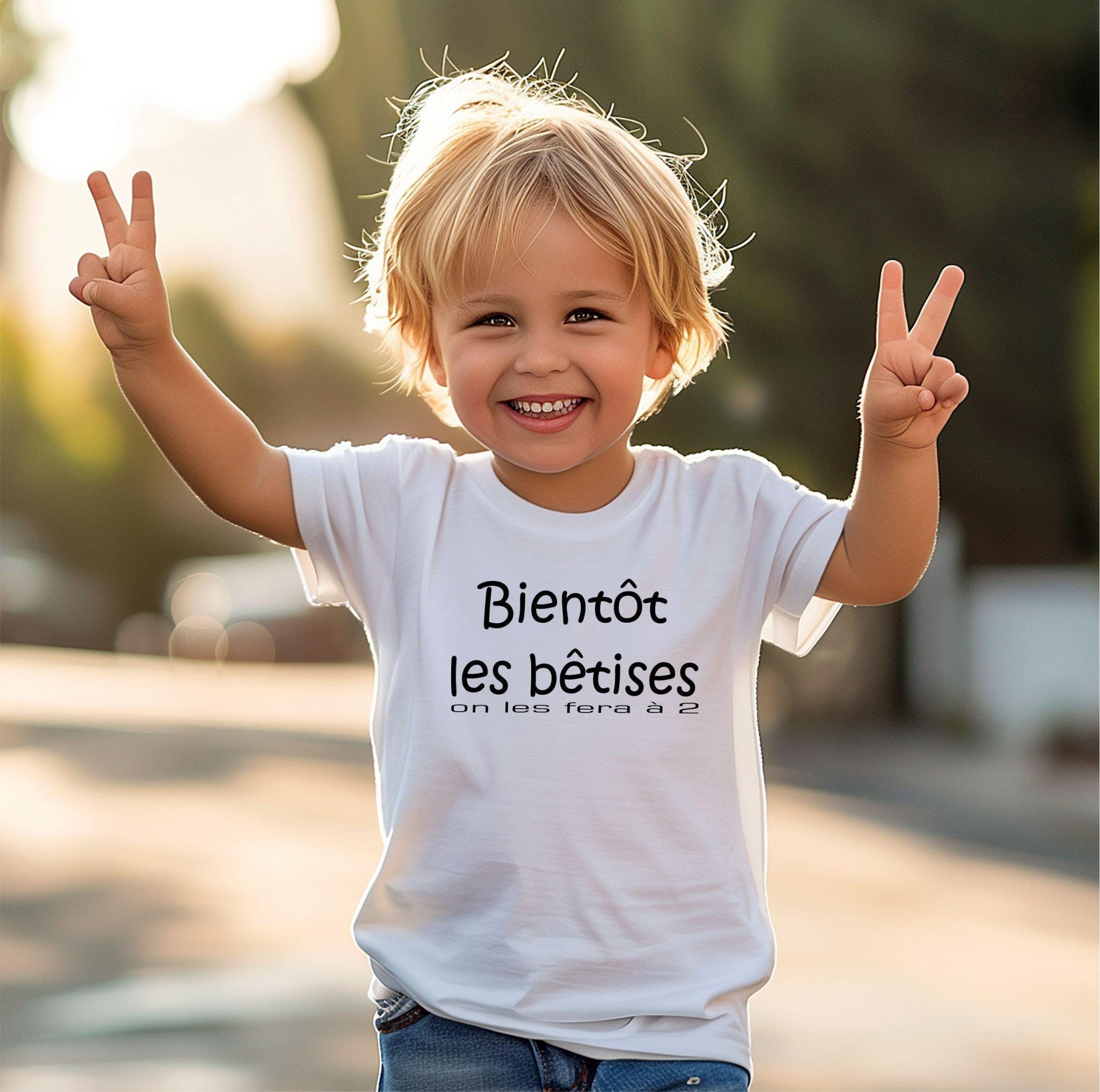 Sweat personnalisé annonce grossesse — futur grand frère