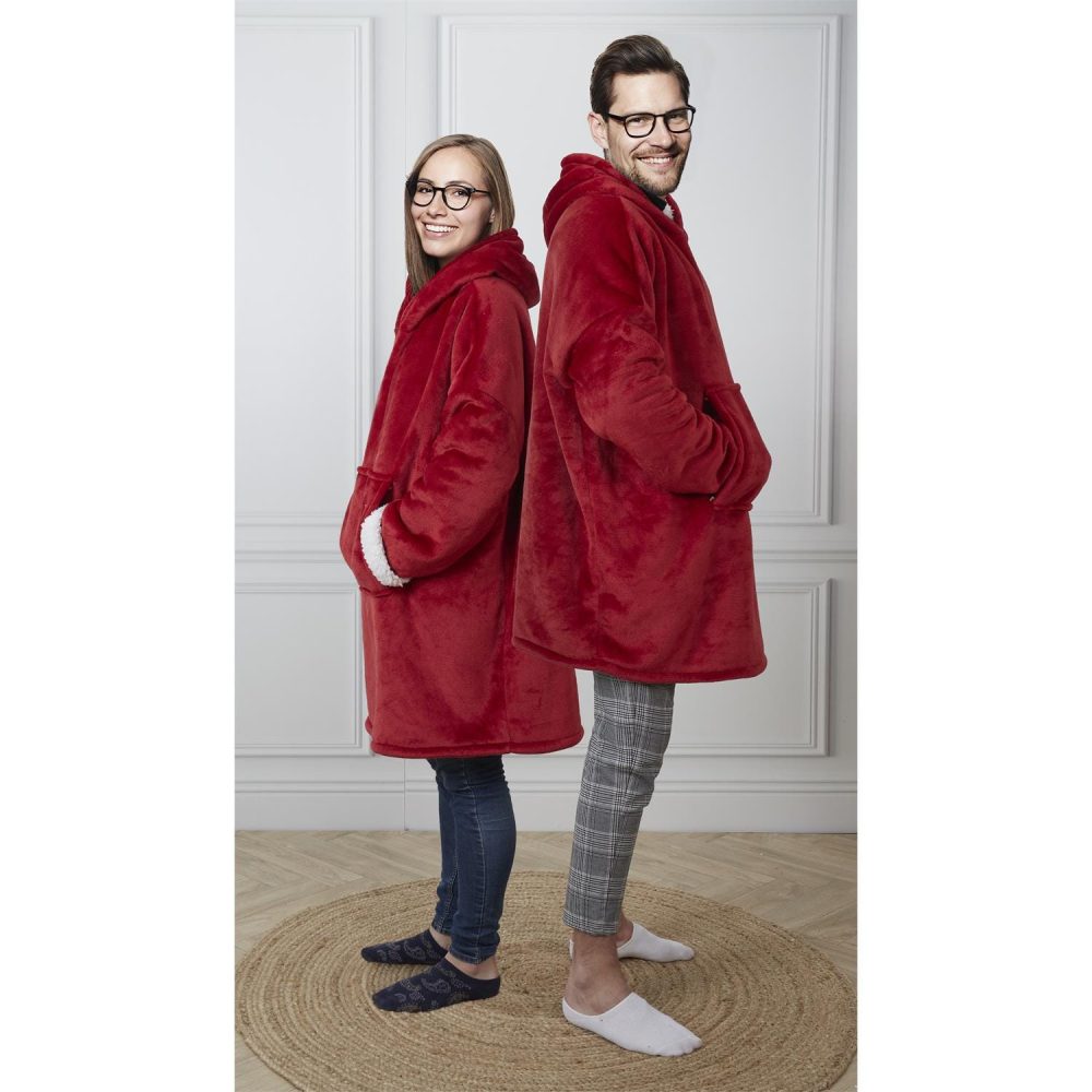 Sweat-plaid capuche personnalisé — cadeau personnalisé