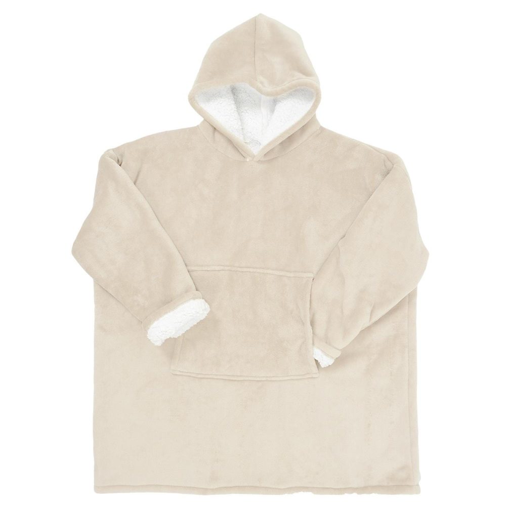 Sweat-plaid capuche personnalisé — plaid brodé