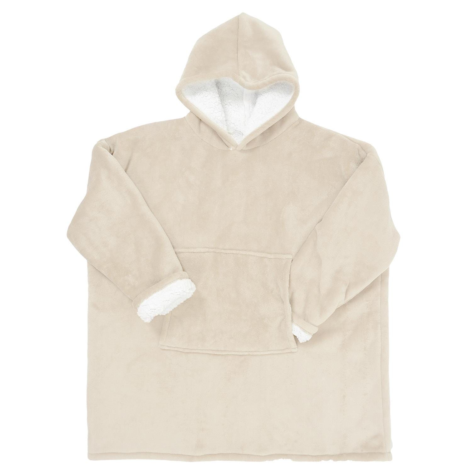 Sweat-plaid capuche personnalisé — plaid brodé