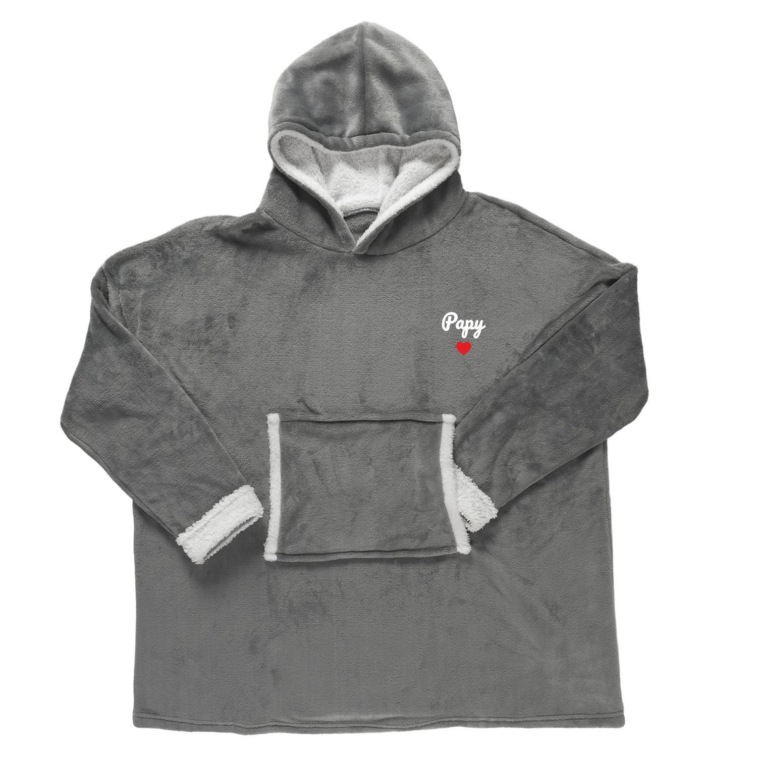 Sweat-plaid personnalisé, cadeau brodé — cadeau homme