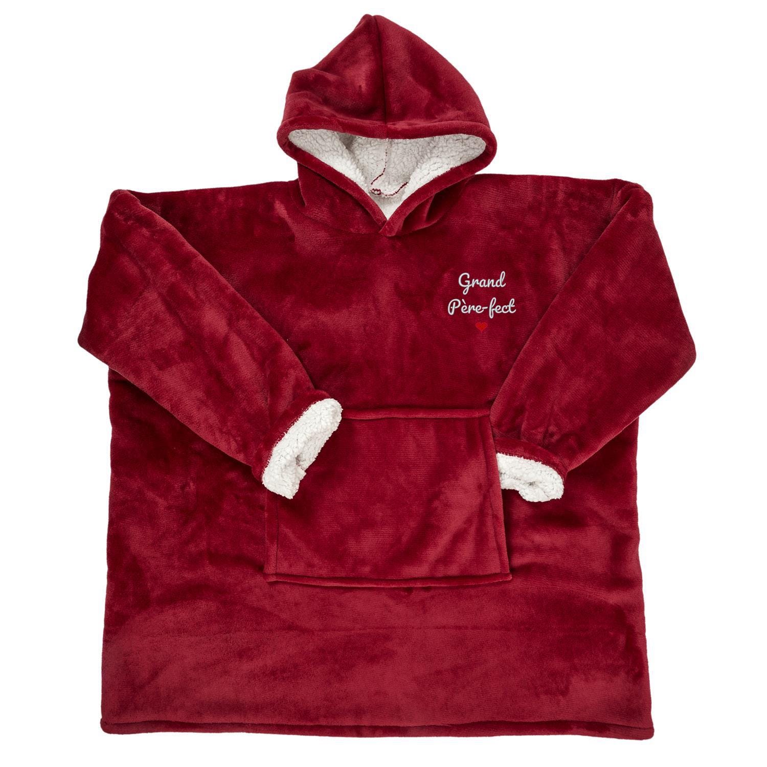 Sweat-plaid personnalisé, cadeau brodé — cadeau plaid noel