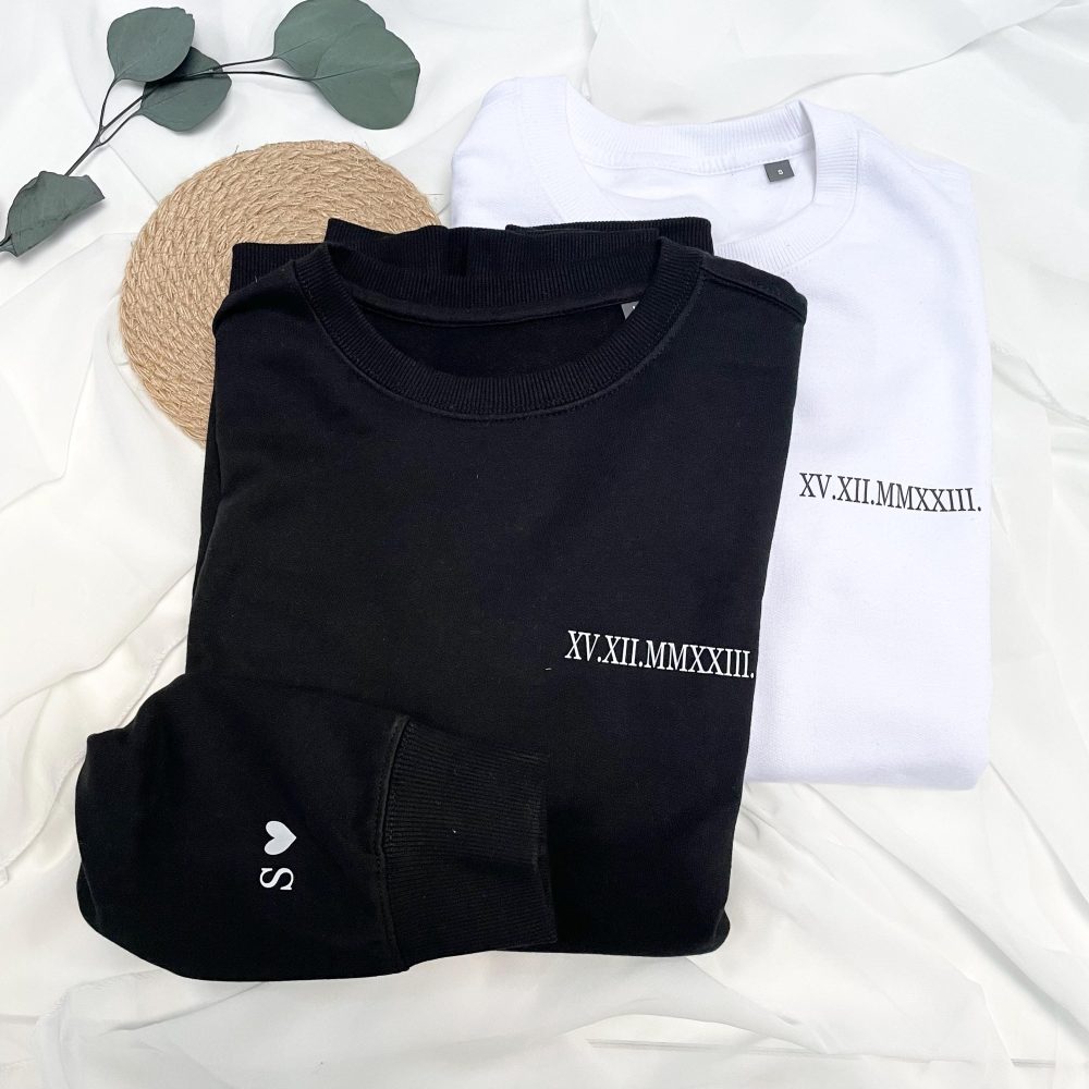 Sweat Saint Valentin personnalisé Date
