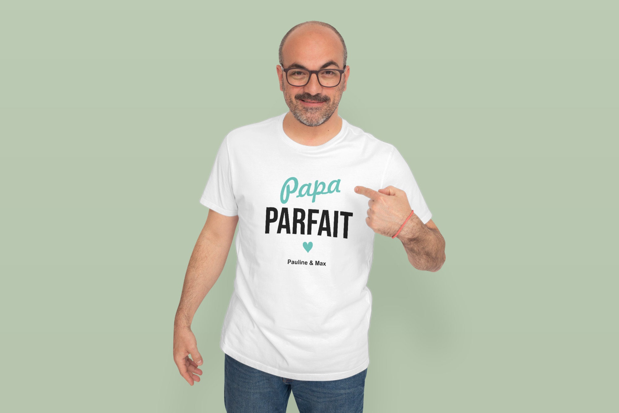 T-shirt à personnaliser PAPA parfait — cadeau papa