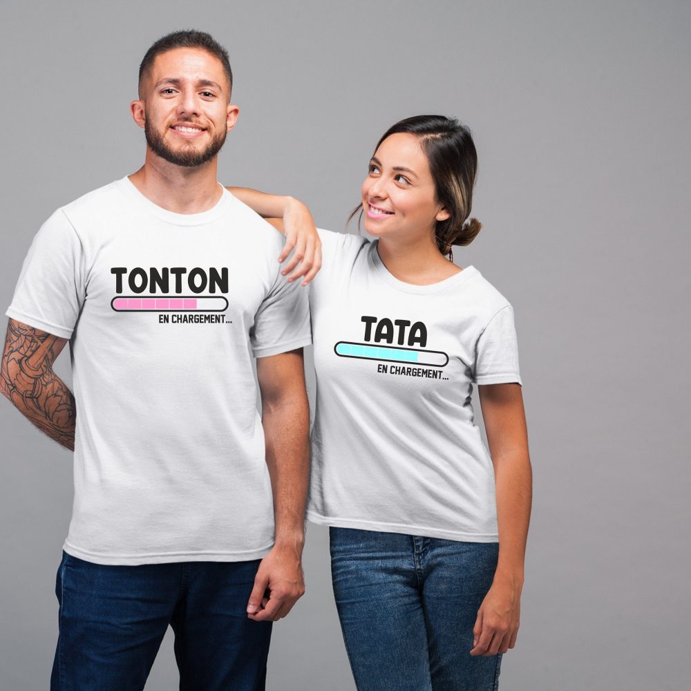T-shirt blanc annonce grossesse