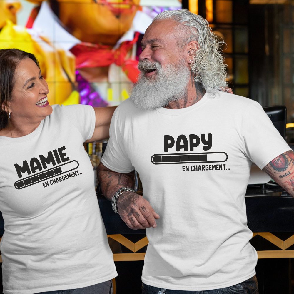 T-shirt Blanc annonce grossesse