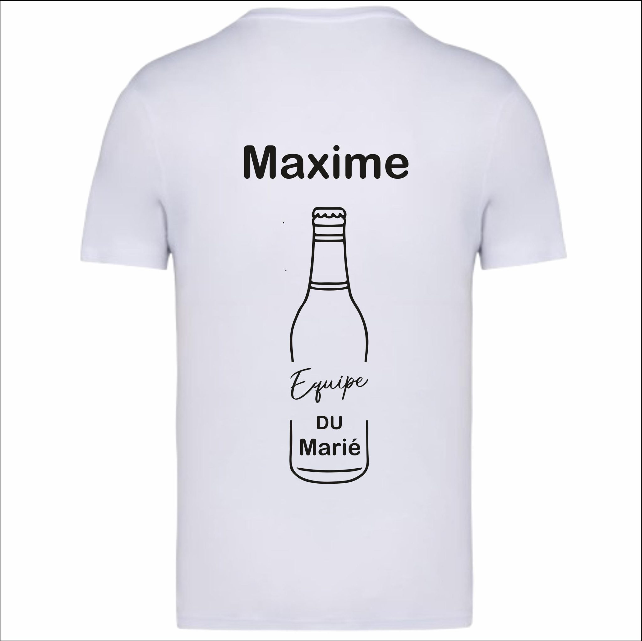 T-shirt EVG Homme Personnalisé - Bouteille de Bière 2 — organisation evg
