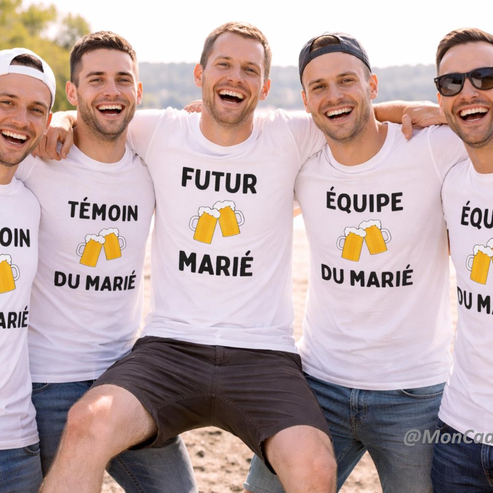 T-shirt EVG homme personnalisé - Future marié