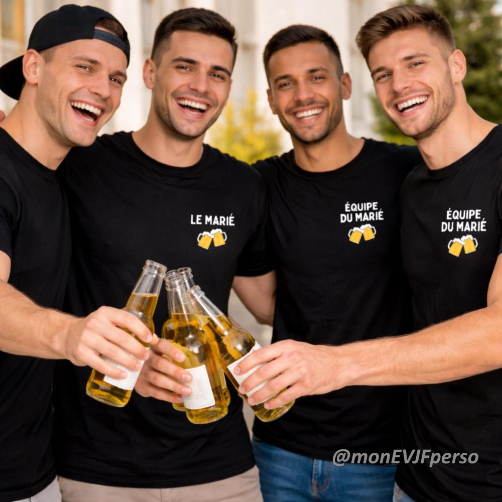 T-shirt EVG Homme Personnalisé - Logo de Bière
