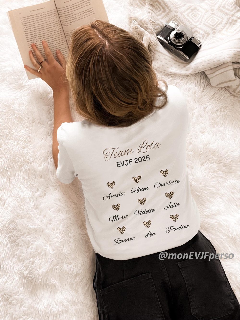 T-shirt EVJF Léopard — EVJF personnalisé