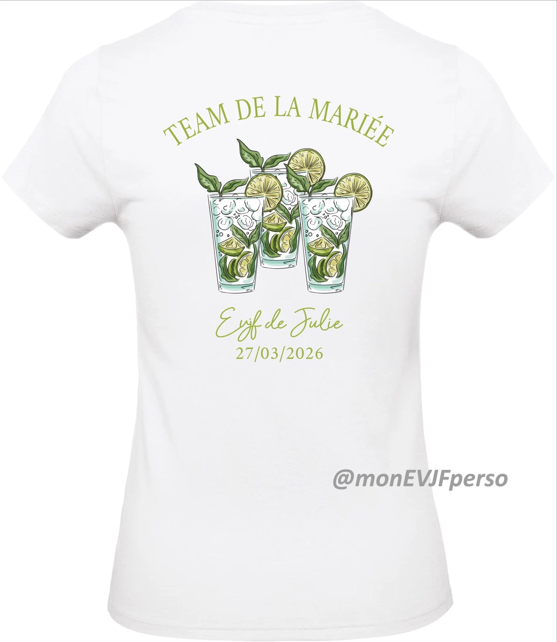 T-shirt EVJF mariée idée organisation EVJF — EVJF personnalisé