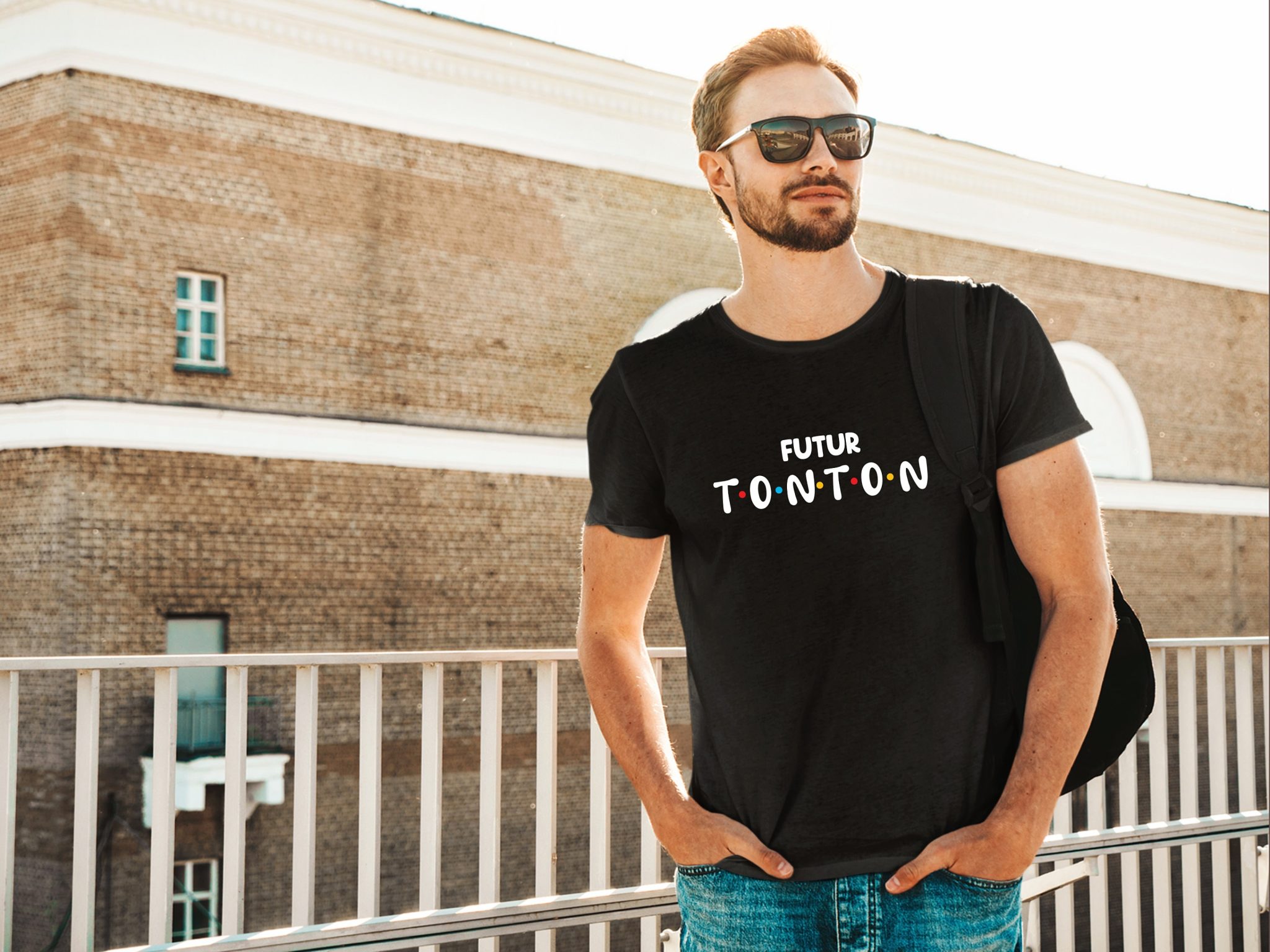 T-shirt futur tonton - Annonce grossesse — Annonce frère tonton