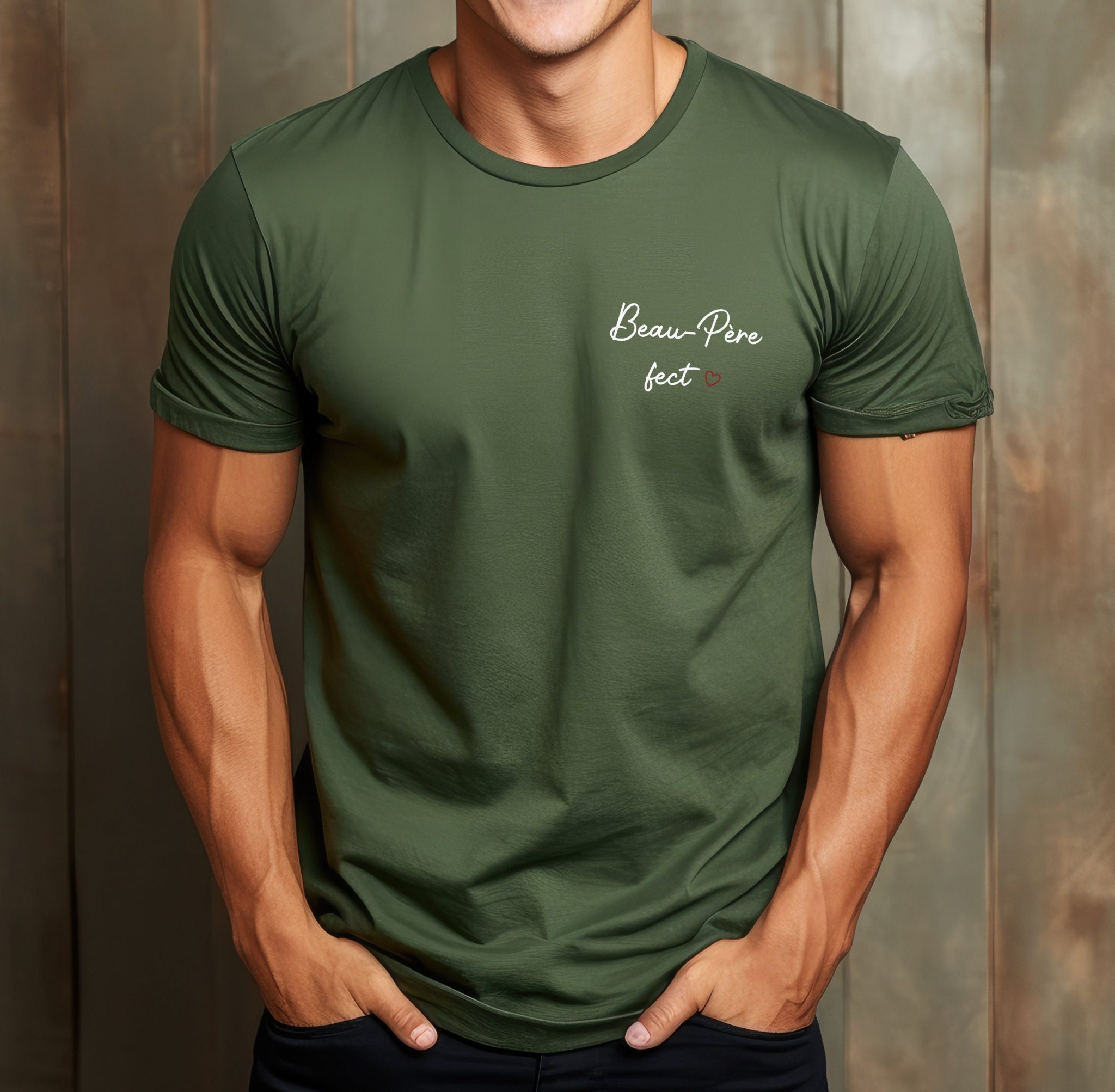 T-shirt personnalisé beau père fect