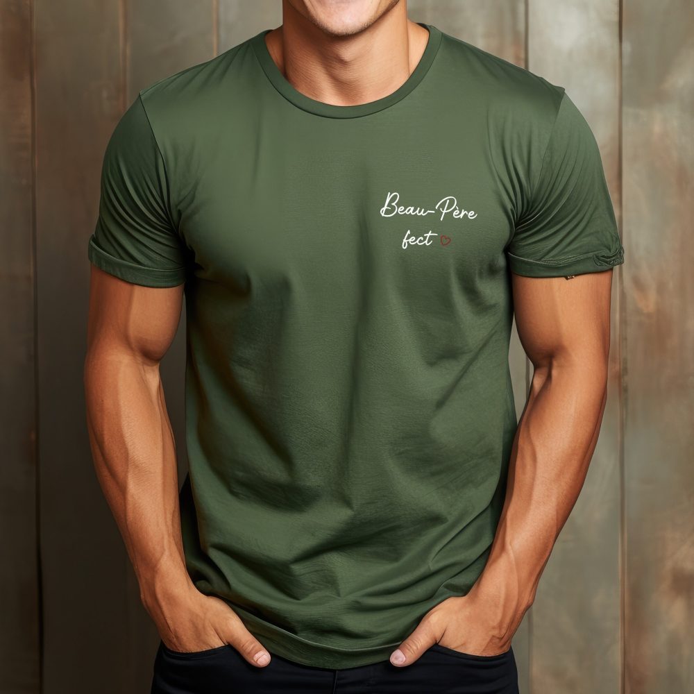 T-shirt personnalisé beau père fect