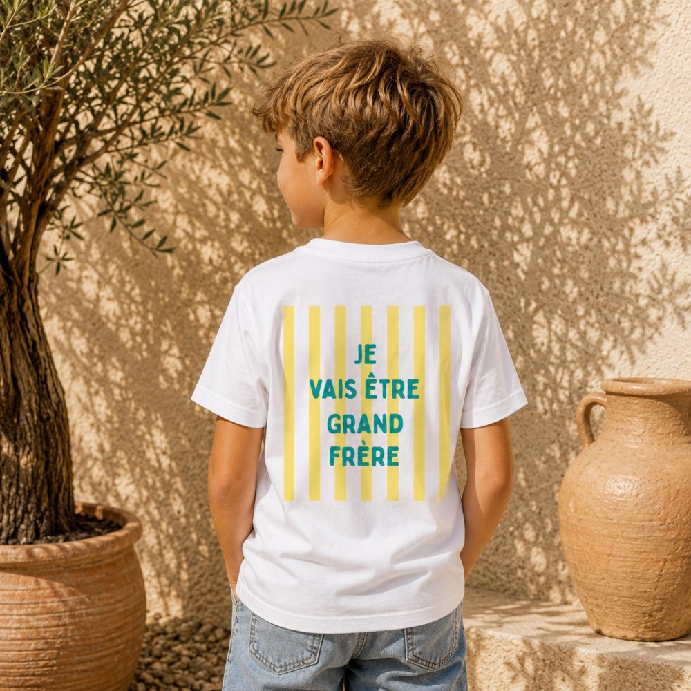 T-shirt personnalisé enfant grossesse