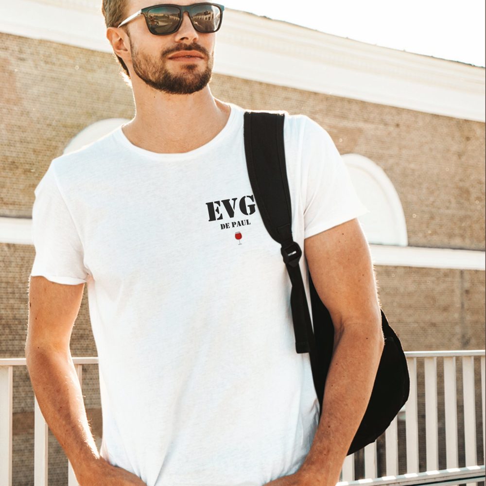 T-shirt personnalisé EVG, enterrement vie de garçon