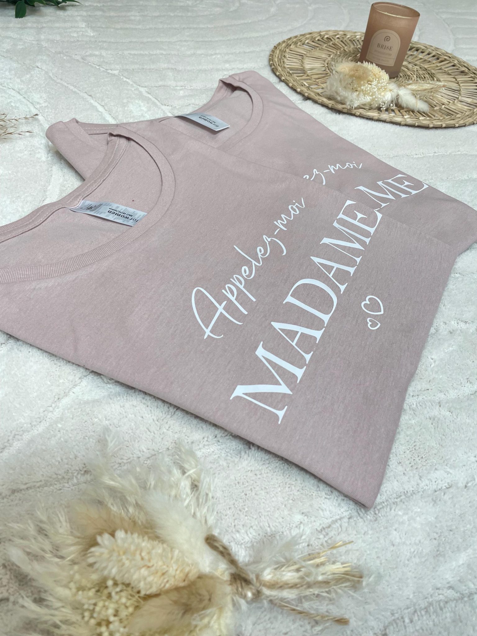 T-shirt personnalisé EVJF Call me — cadeau future mariée