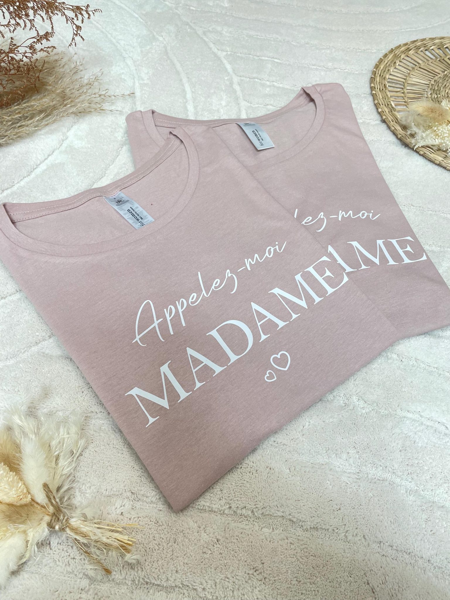 T-shirt personnalisé EVJF Call me — cadeau mariage personnalisé