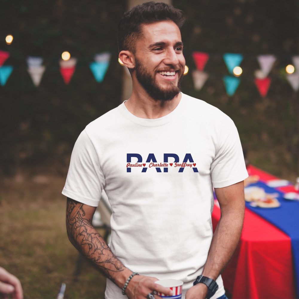 T-shirt personnalisé papa