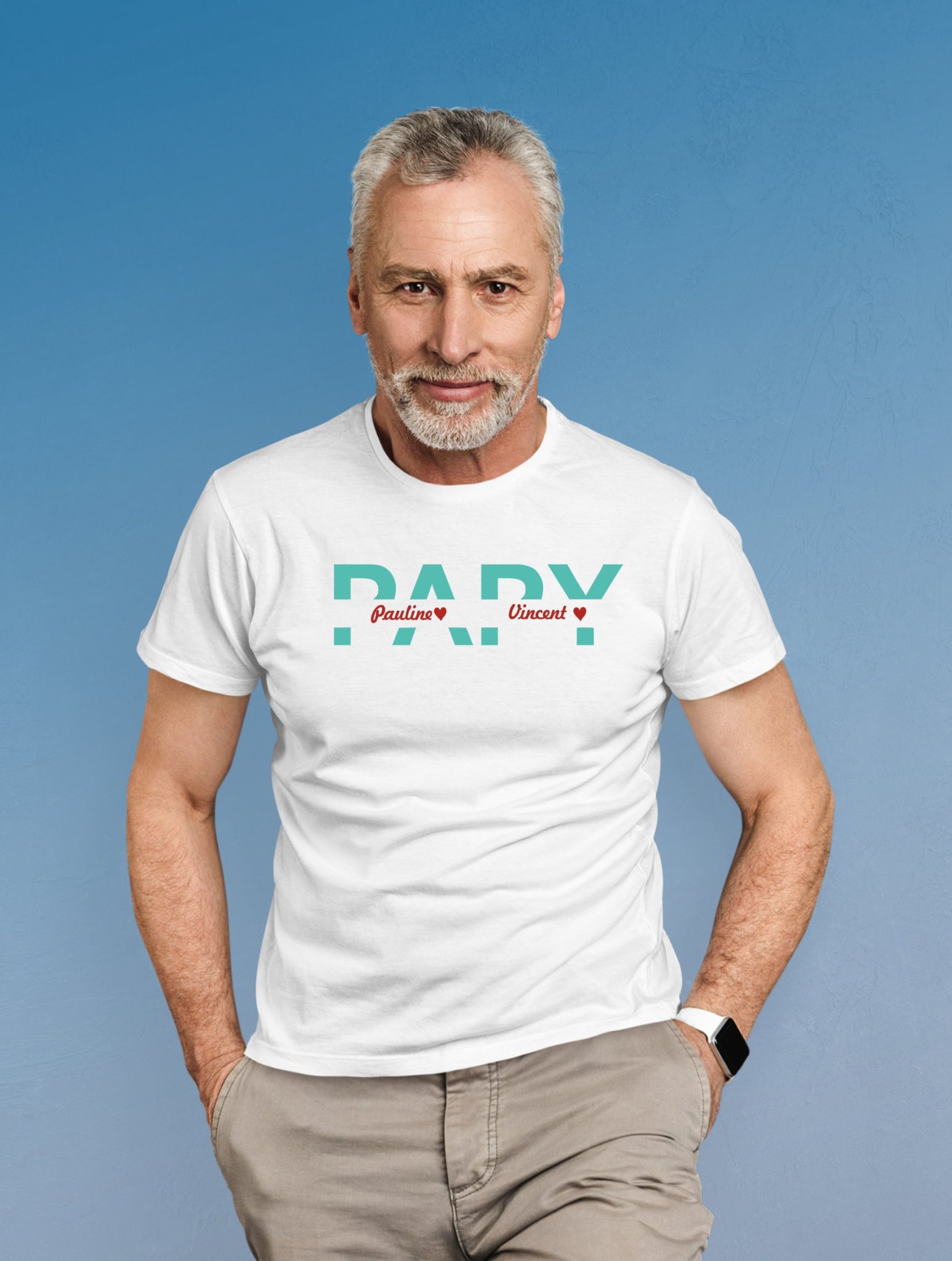 T-shirt personnalisé papy — anniversaire papy