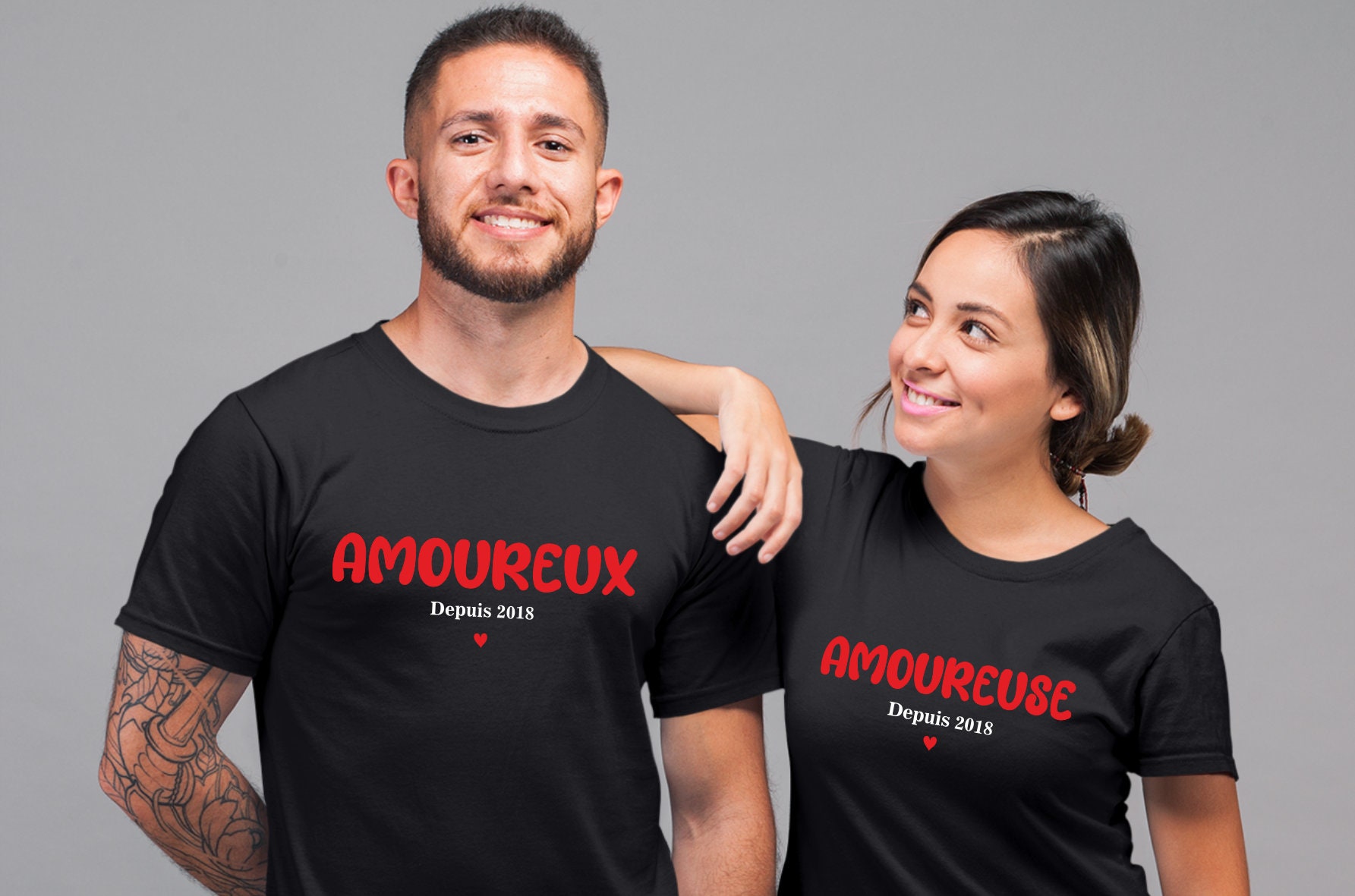T-shirt personnalisé Saint Valentin — Saint valentin cadeau