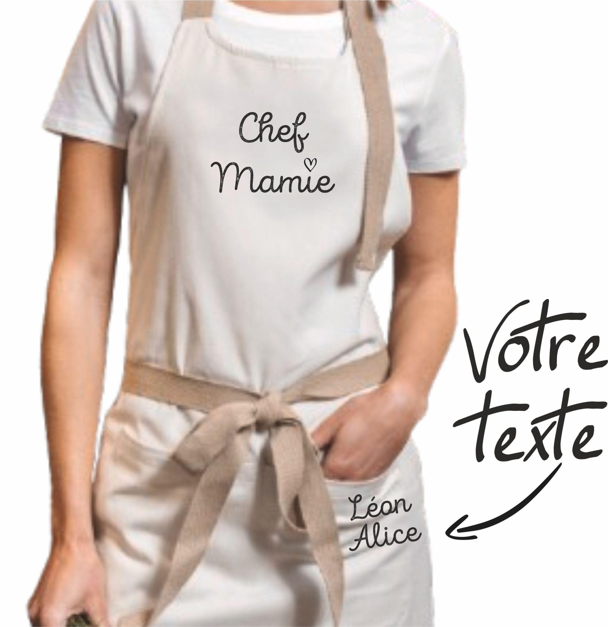 Tablier à personnaliser