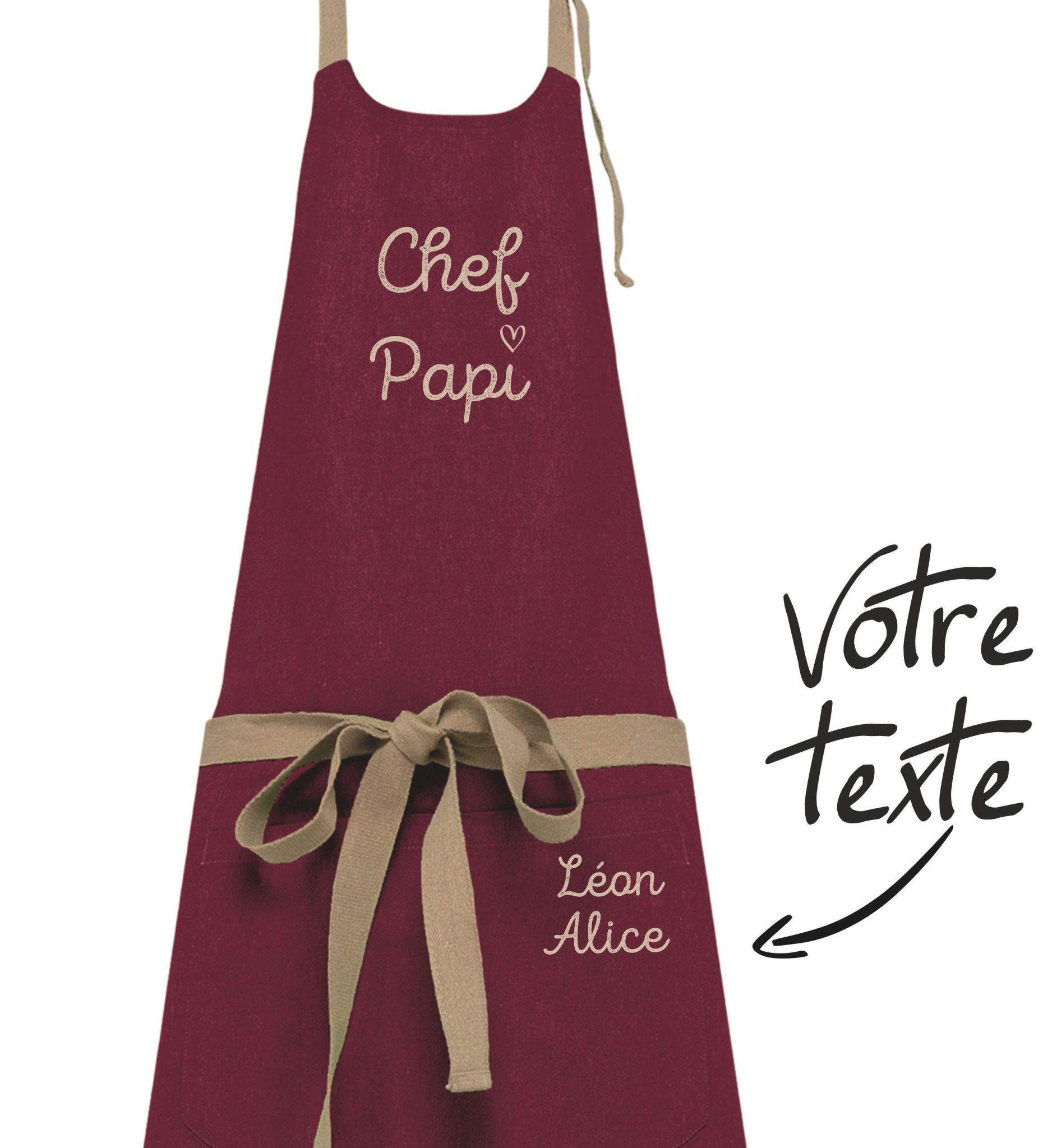 Tablier à personnaliser — cadeau grand-père