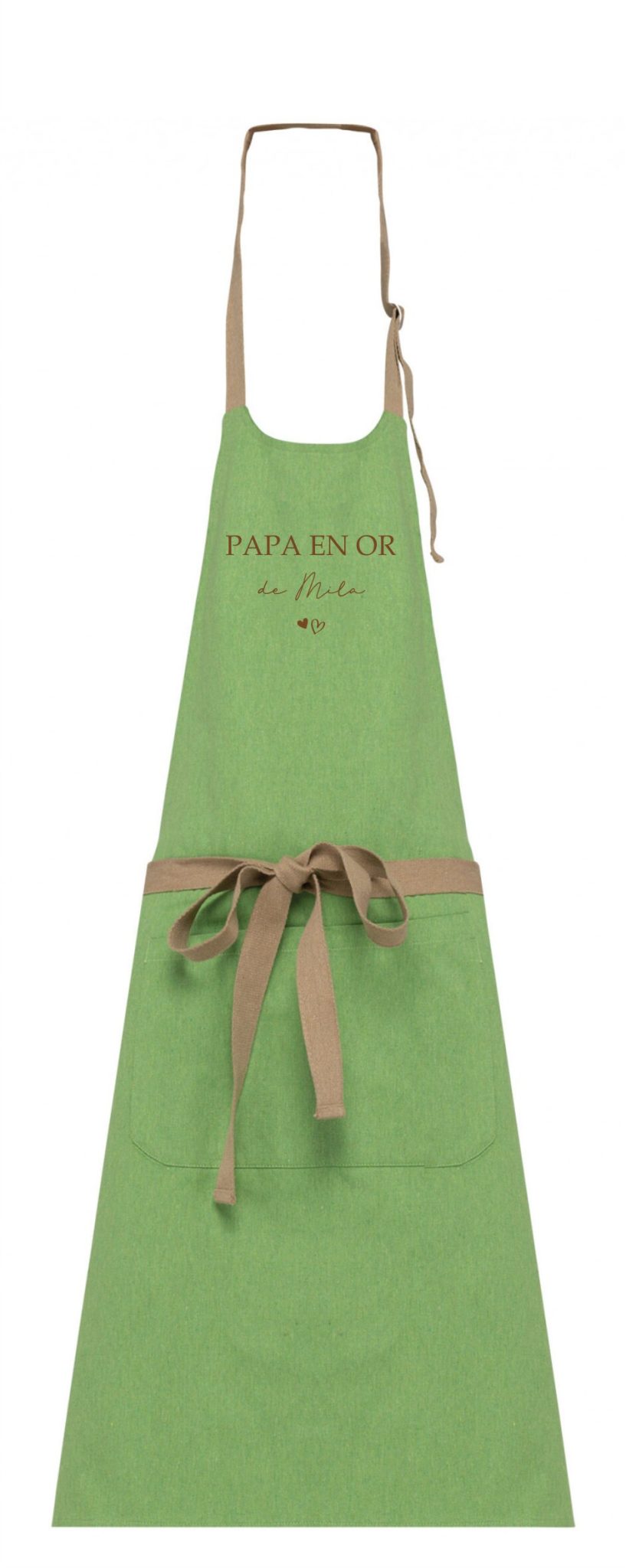 Tablier de cuisine personnalisé Mamie en or — cadeau mamie personnalisé