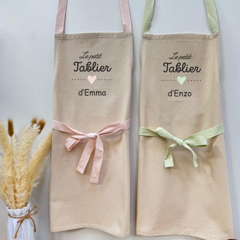 Tablier enfant personnalisé - De cuisine — Tablier à motif
