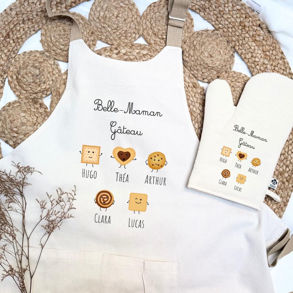 Tablier et Gant de Cuisine "Belle-Maman
