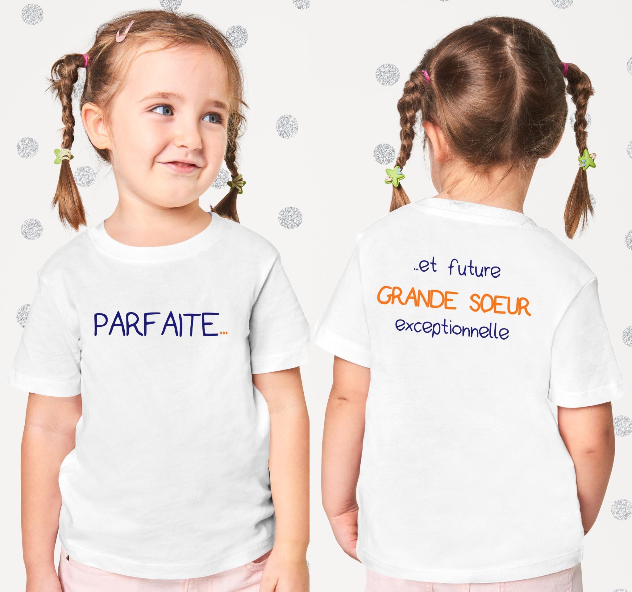 Tee-shirt enfant futur grand frère - T-shirt annonce grossesse — annonce arrivée bébé