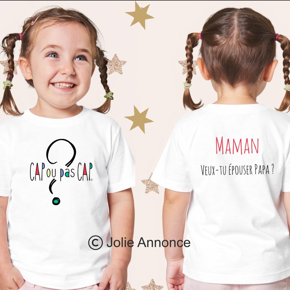 Tee-shirt enfant personnalisé "Maman