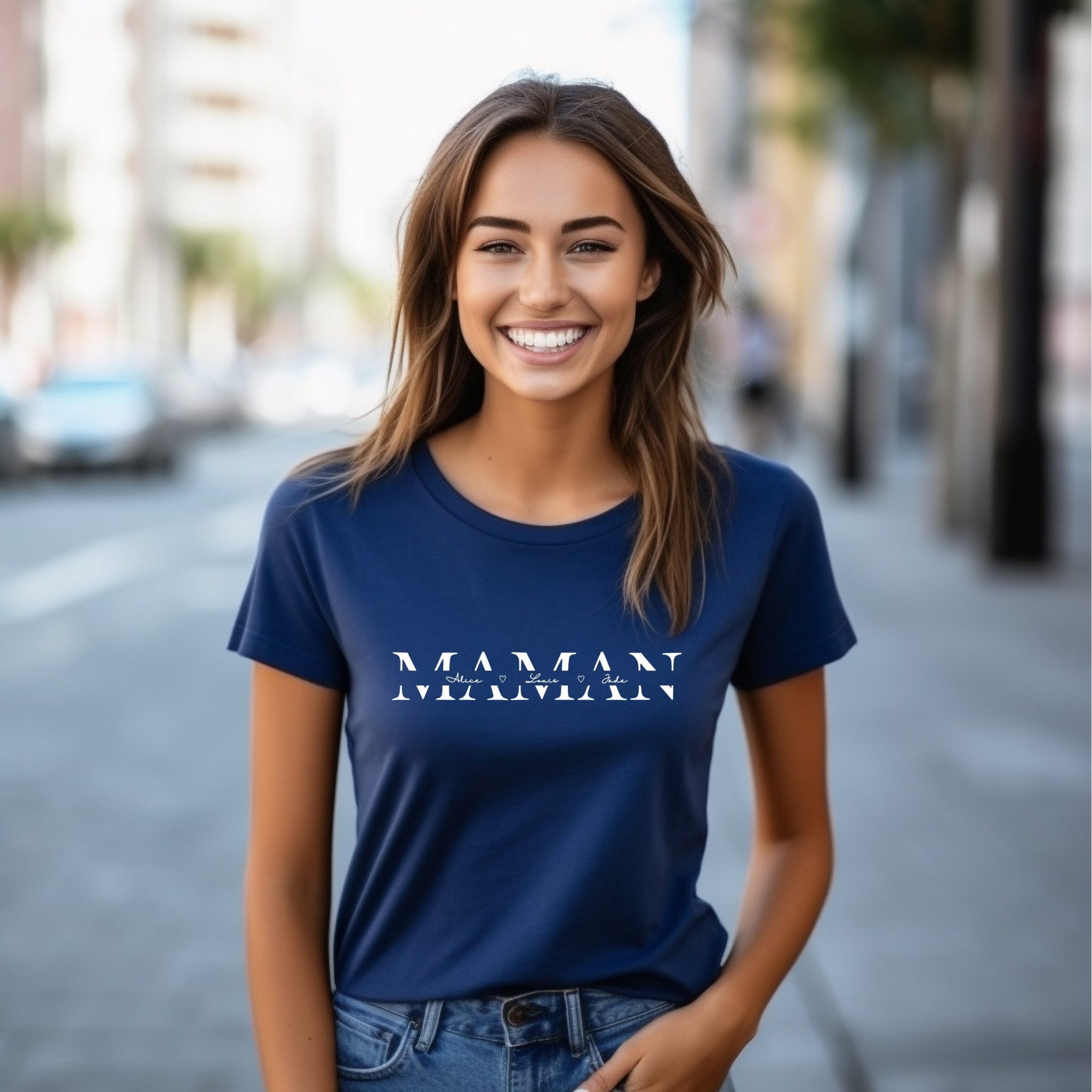 Tee-shirt maman personnalisé