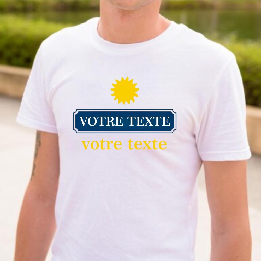 Tee-Shirt Personnalisé Logo Alcool