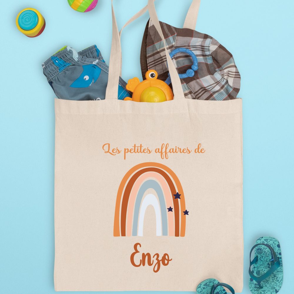 Tote bag enfant personnalisé prénom