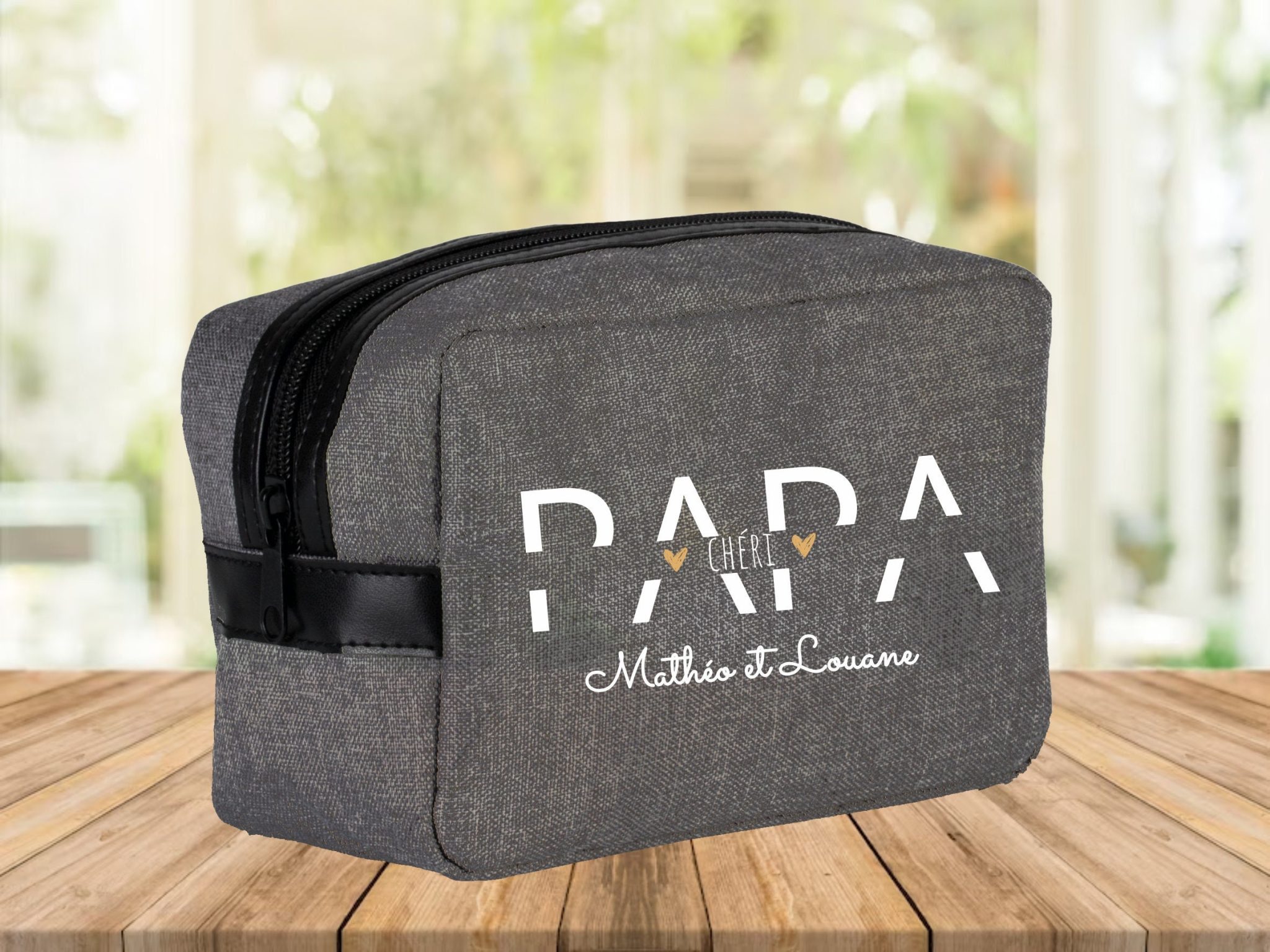 Trousse de toilette personnalisée