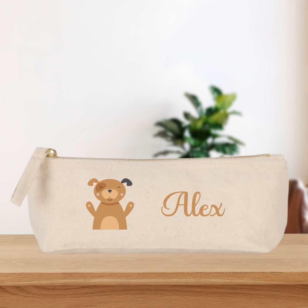 Trousse école crayon personnalisé enfant animaux