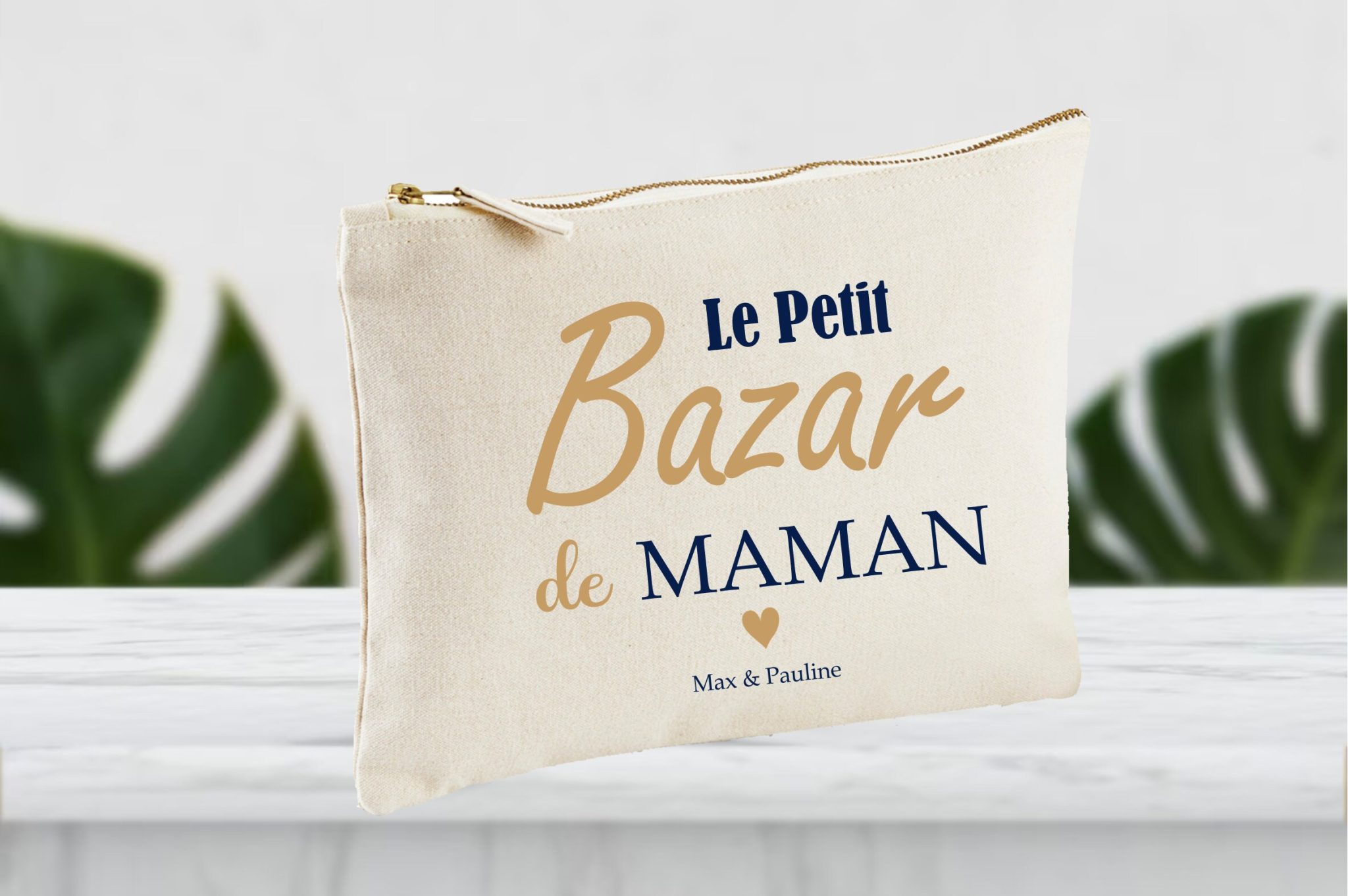 Trousse personnalisée — cadeau fête mamie personnalisé
